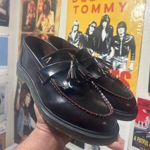 Dr. Martens Black Loafers with Tassels